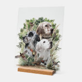 Beautiful Setters アクリルサイン (傾斜)