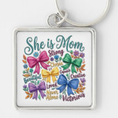 Beautiful She Is Mom キーホルダー (正面)