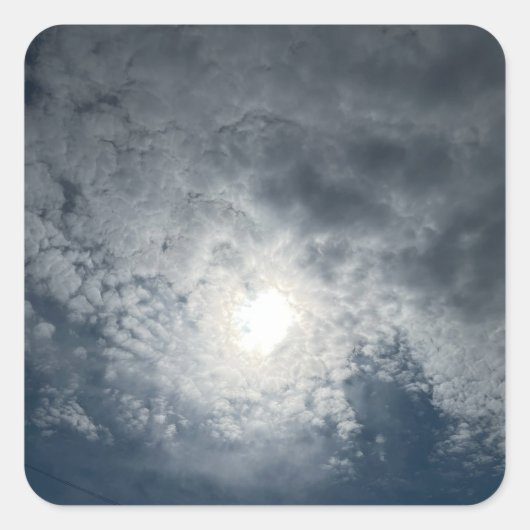 Beautiful Sky スクエアシール (正面)