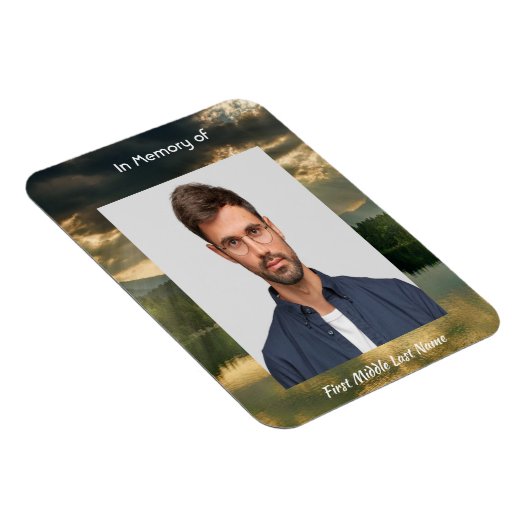 Beautiful Sky Sun Scripture Memorial Keepsake マグネット (右側)