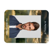 Beautiful Sky Sun Scripture Memorial Keepsake  マグネット (横)