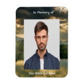 Beautiful Sky Sun Scripture Memorial Keepsake  マグネット (縦)