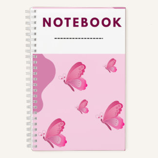 Beautiful small butterfly pattern design ノートブック