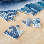 Beautiful Snow White Tiger ジグソーパズル (側面)