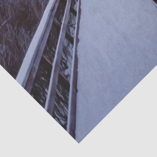 Beautiful Snowy Woods Rustic Winter Decoupage 薄葉紙 (詳細)