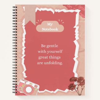 Beautiful soft notebook journal for girls | pretty ノートブック