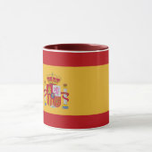 Beautiful Spain Flag Mug マグカップ (中央)