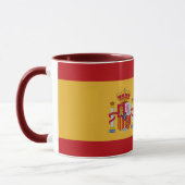 Beautiful Spain Flag Mug マグカップ (左)