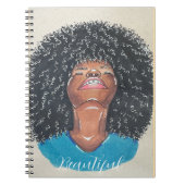 "Beautiful" Spiral Notebook ノートブック (正面)