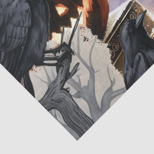 Beautiful Spooky Haunted Halloween Decoupage 薄葉紙 (詳細)