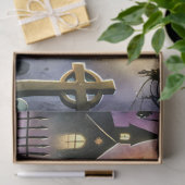 Beautiful Spooky Haunted Halloween Decoupage 薄葉紙 (ギフト)