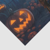 Beautiful Spooky Haunted Raven Halloween Decoupage 薄葉紙 (詳細)