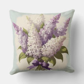 Beautiful spring lilacs クッション (裏面)