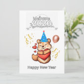 Beautiful Squirrel Sweet Dreams – Happy New Year 2 カード (スタンド正面)