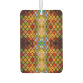 Beautiful Stained Glass Pattern Air Freshener カーエアーフレッシュナー (裏面)