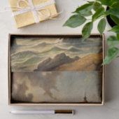 Beautiful Stormy Coastal Lighthouse Decoupage 薄葉紙 (ギフト)