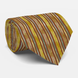 Beautiful stripes in brown ネクタイ