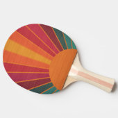 Beautiful Sunny Sun Rays Southwestern Folk Art 卓球ラケット (横)