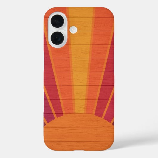 Beautiful Sunny Sun Rays Southwestern Folk Art Cas Case-Mate iPhoneケース (裏面)