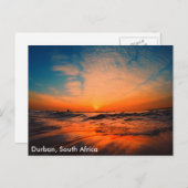 Beautiful sunrises over the ocean in Durban, South ポストカード (正面/裏面)