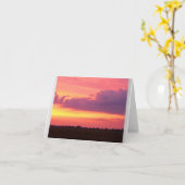 Beautiful Sunset    カード (黄色い花)