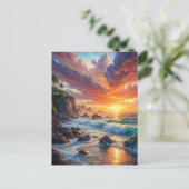 Beautiful Sunset ポストカード (スタンド正面)