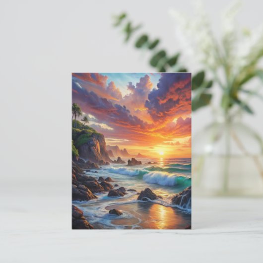 Beautiful Sunset ポストカード (スタンド正面)