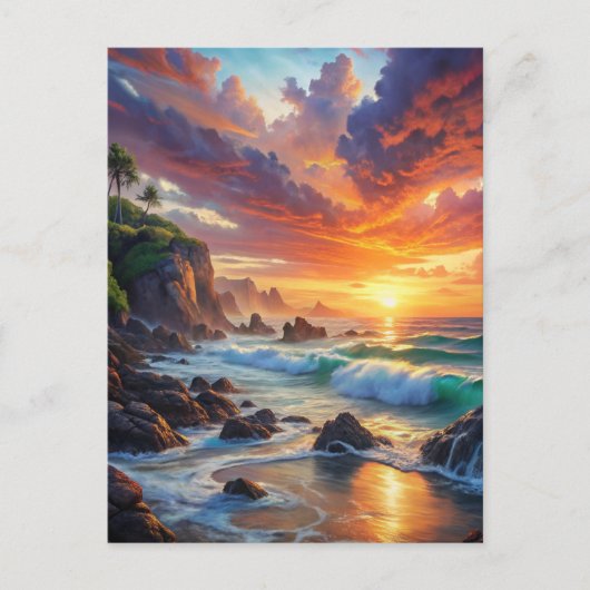 Beautiful Sunset ポストカード (正面)