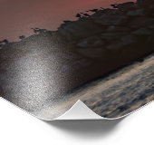 Beautiful Sunset Colors - Marina Del Rey, CA フォトプリント (角)