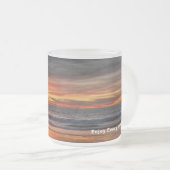 Beautiful Sunset Colors - Marina Del Rey, CA フロストグラスマグカップ (正面右)