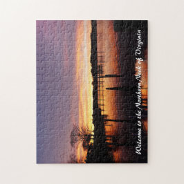 Beautiful Sunset on Corrotoman River ジグソーパズル