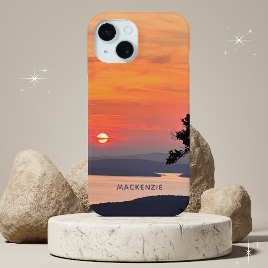 Beautiful Sunset on Mountain Lake Case-Mate iPhoneケース