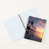 Beautiful sunset over calm water Notebook ノートブック (内部)