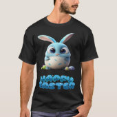 beautiful sweet happy Easter bunny Tシャツ (正面)