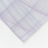 Beautiful Swing Modern Abstract Fractal Art Pink フリースブランケット (角)