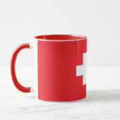 Beautiful Switzerland Flag Mug マグカップ (左)