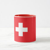 Beautiful Switzerland Flag Mug マグカップ (中央)