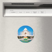 Beautiful Taj-Mahal India Pro写真 マグネット (インサイチュ (食洗機))