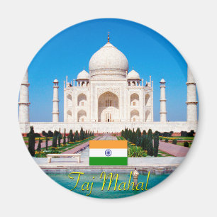Beautiful Taj-Mahal India Pro写真 マグネット