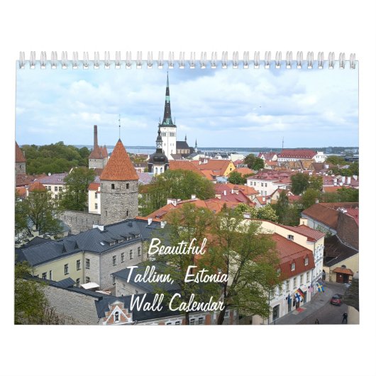 Beautiful Tallinn, Estonia Wall Calendar カレンダー (カバー)