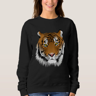 Beautiful Tiger Face スウェットシャツ