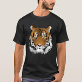 Beautiful Tiger Face Tシャツ (正面)