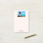 Beautiful Tropical Beach Breezy Palm Tree ポストイット (デスク上)
