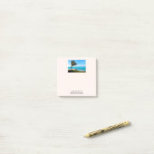 Beautiful Tropical Beach Breezy Palm Tree ポストイット (デスク上)