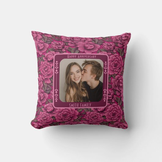 Beautiful True Love Relationship Throw Pillow  クッション (正面)