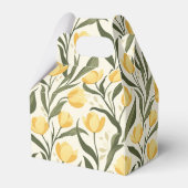 Beautiful Tulip Flower Kids’ Birthday フェイバーボックス (裏面サイド)