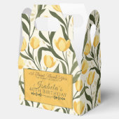 Beautiful Tulip Flower Kids’ Birthday フェイバーボックス (オープン)