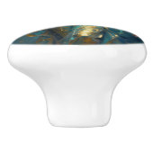 Beautiful Turquoise and Gold Angel Art セラミックノブ (側面)