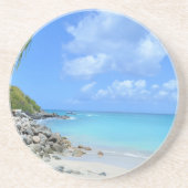 Beautiful Turquoise Tropical Beach コースター (正面)