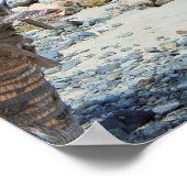 Beautiful Turquoise Tropical Beach ポスター (角)